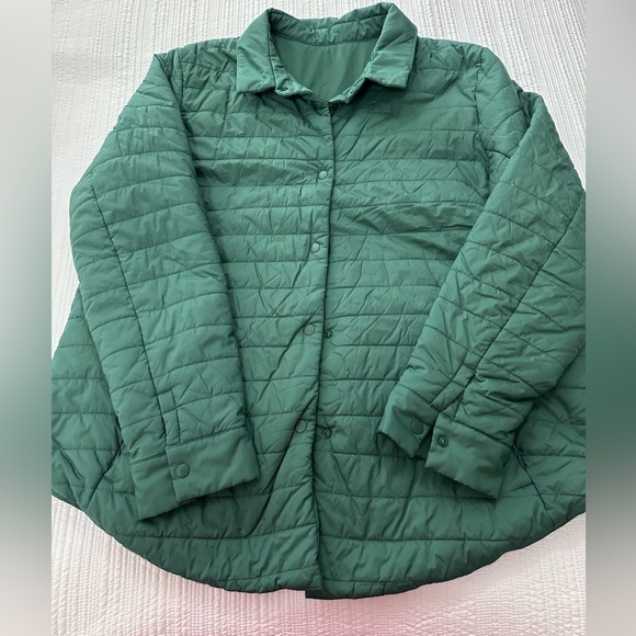 lululemon athletica Green Puffer Switch please Jacket /Reversible - Picture 11 of 14